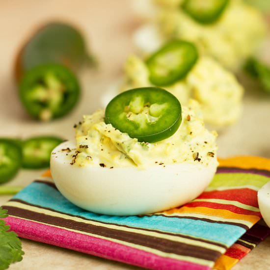 Spicy Deviled Eggs