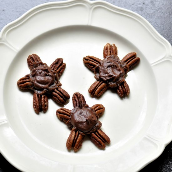 Chocolate Caramel Turtles