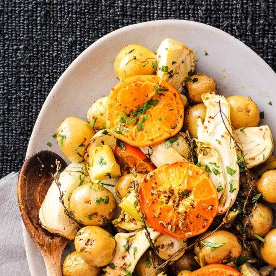 Clementine Fennel Potatoes