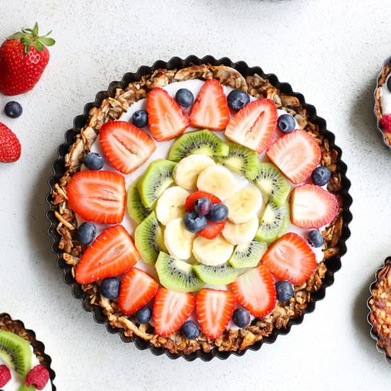 Fruity Granola Breakfast Pizza