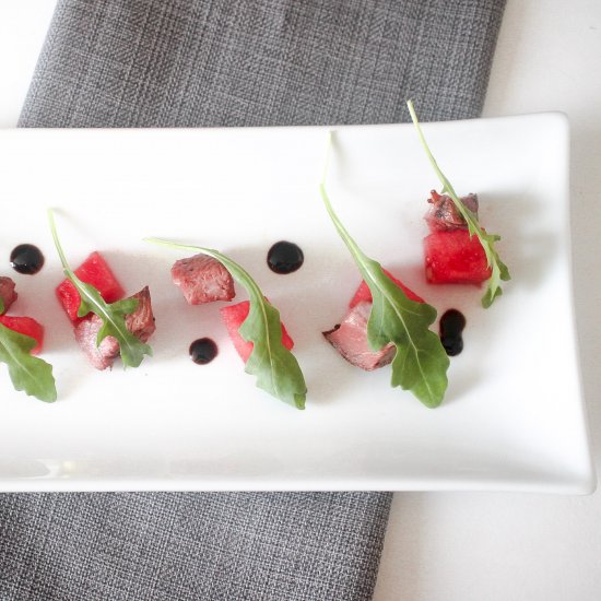 Duck and Watermelon Salad