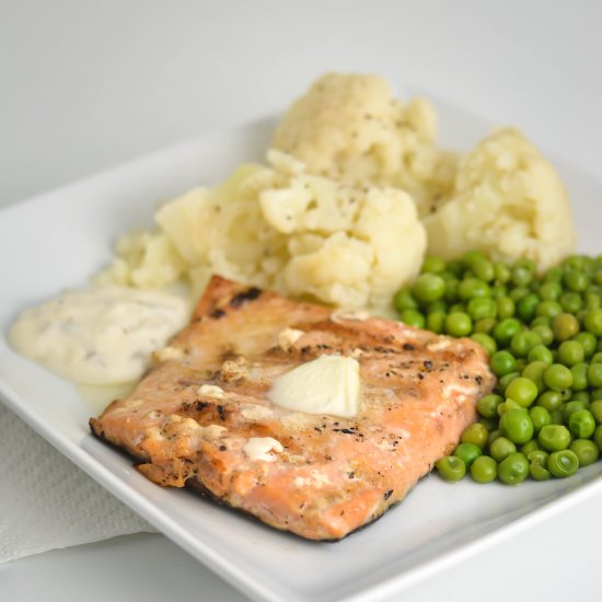 Simple “Brown Sugar” Grilled Salmon