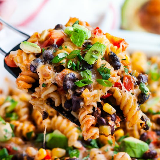 Vegetarian Southwest Pasta Bake