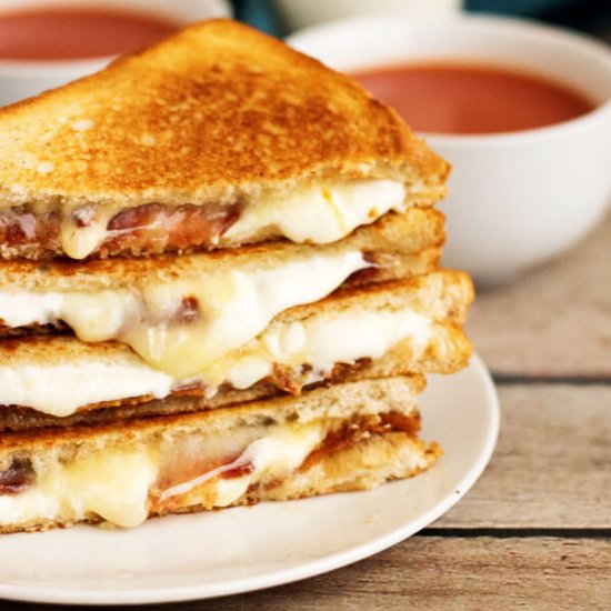 Grown Up Bacon Grilled Cheese