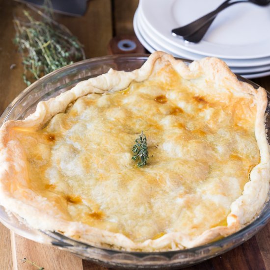 Rustic Bacon, Herb, & Vegetable Pie