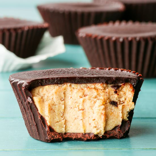 Raw Vegan Cookie Dough Cups