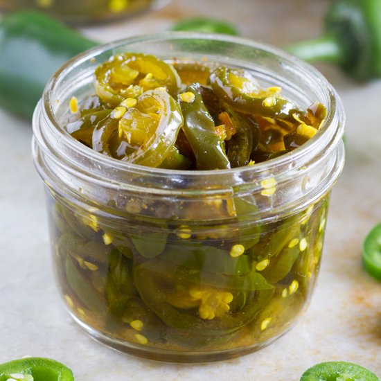 Candied Jalapenos