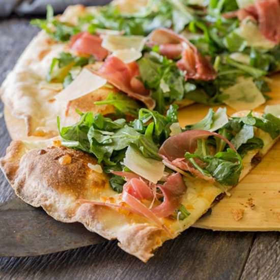 Prosciutto and Arugula Pizza