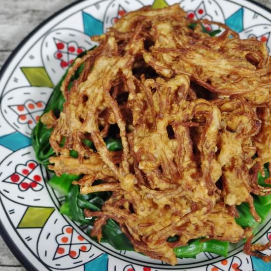 Fried Enoki Mushroom Recipe