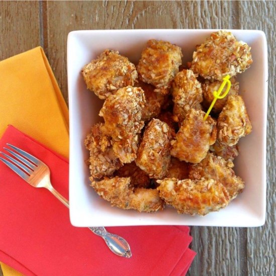 Pretzel Crusted Chicken Nuggets