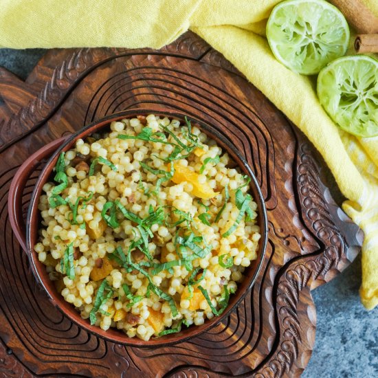 Couscous with Pistachio and Apricot