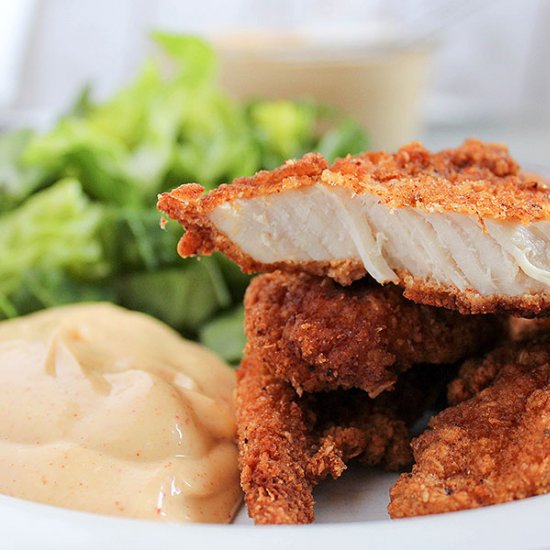 Restaurant Style Breaded Chicken