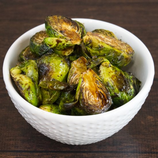 Roasted Balsamic Brussels Sprouts