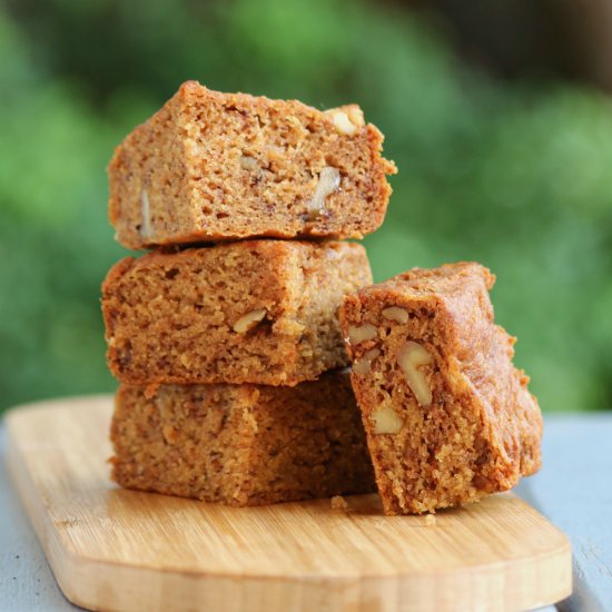 Vegan Banana Nut Bars