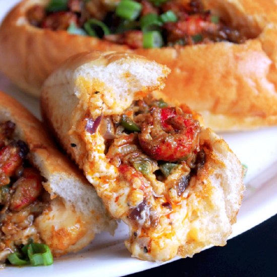 Crawfish Cheese Bread