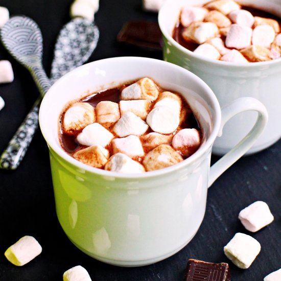 Boozy Decadent Hot Chocolate