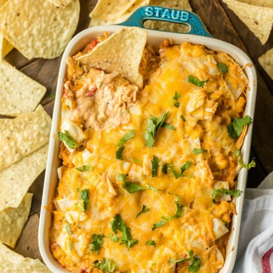 King Ranch Chicken Dip