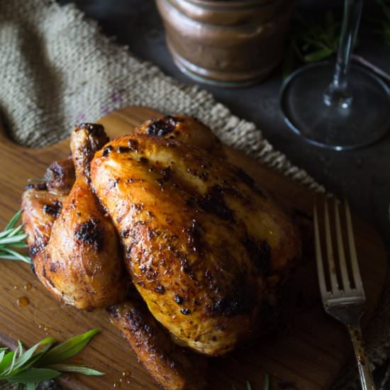 Paprika-Garlic Roasted Chicken