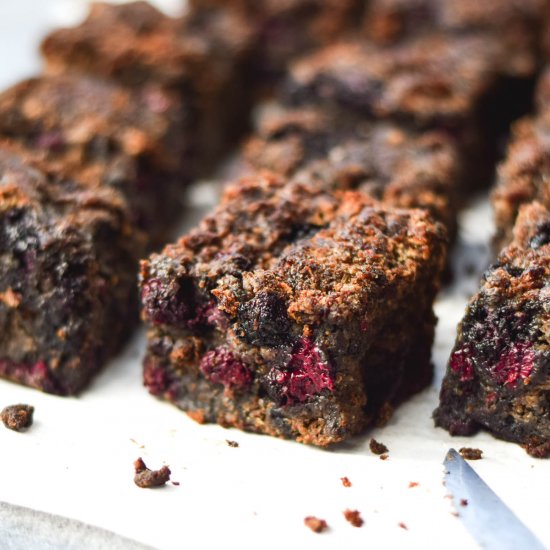 Blackberry Coconut Coffee Cake