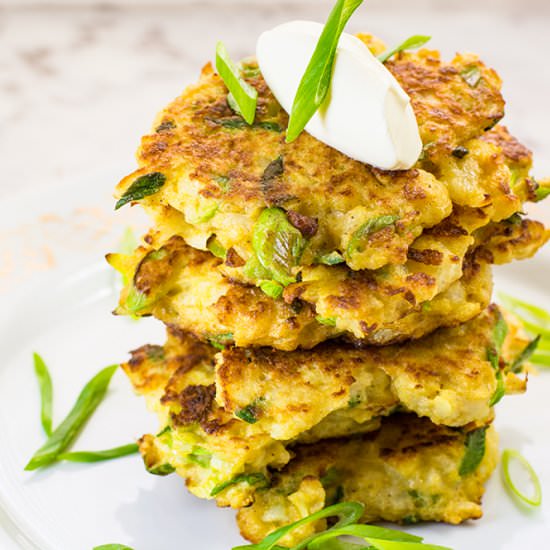 Cauliflower Latkes – Low Carb