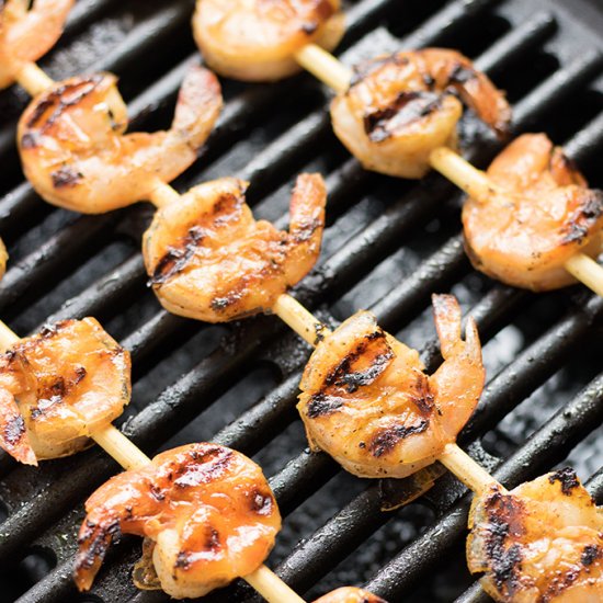 Grilled Cajun Garlic Shrimp