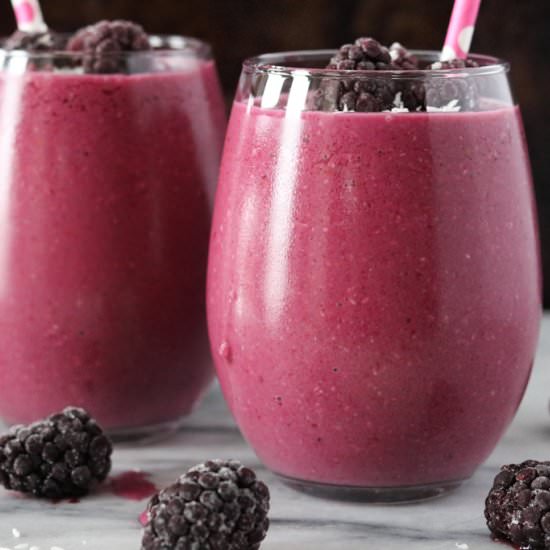 Blackberry Coconut Smoothie