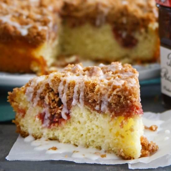 Raspberry Swirl Coffee Cake