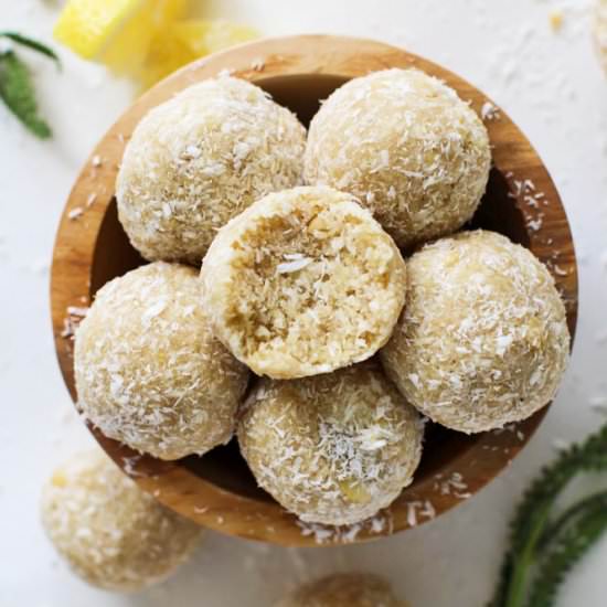 Vegan Lemon Lavender Energy Bites