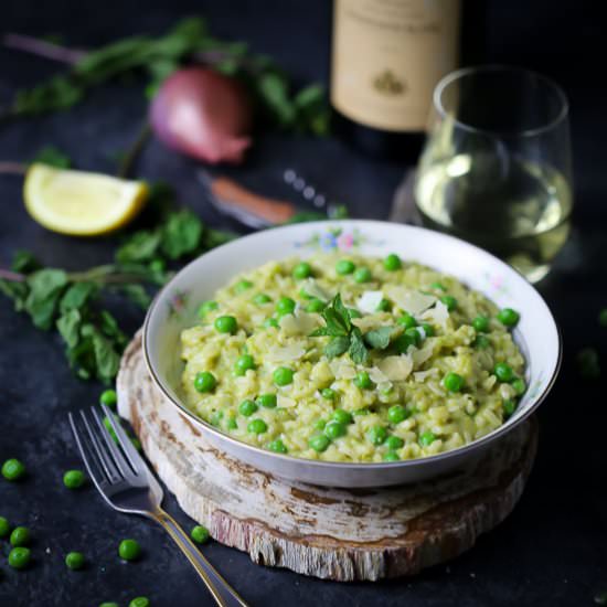 Spring Pea Risotto