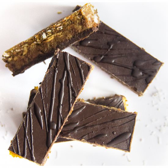 Raw Caramel and Carrot Slice