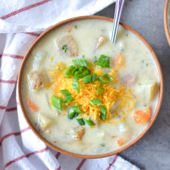 Dairy Free Baked Potato Soup