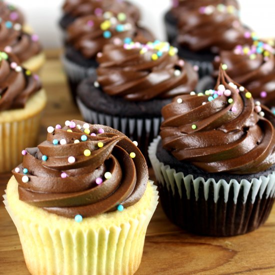 Vegan Fudge Cupcakes