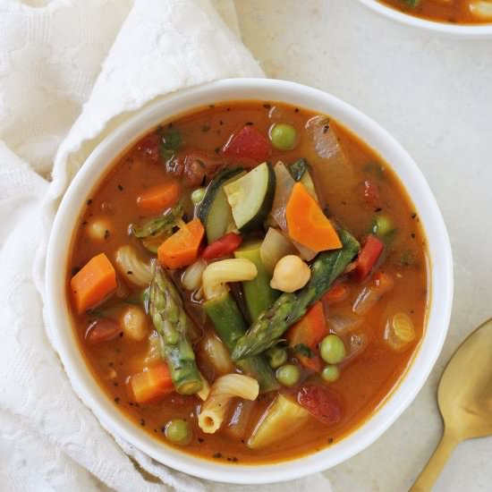 Spring Minestrone Soup