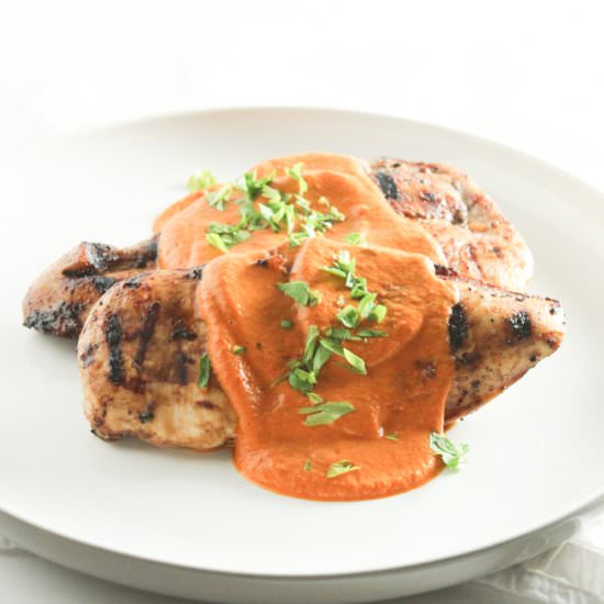 Chicken with Romesco Sauce