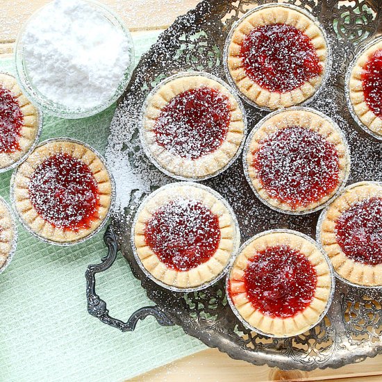 Mini Strawberry Rhubarb Tarts