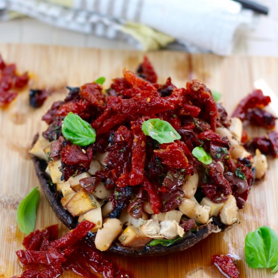 Sun-dried Tomato Stuffed Mushroom