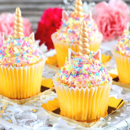 Unicorn Horn Fondant Toppers