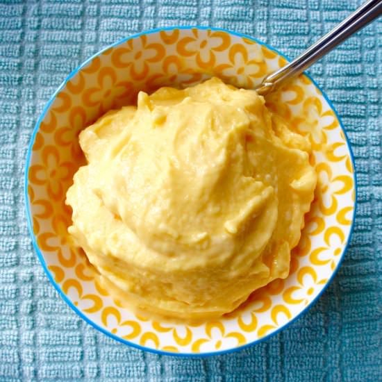 3-Ingredient Mango Frozen Yogurt