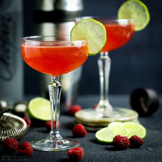 Raspberry Shrub Cocktail