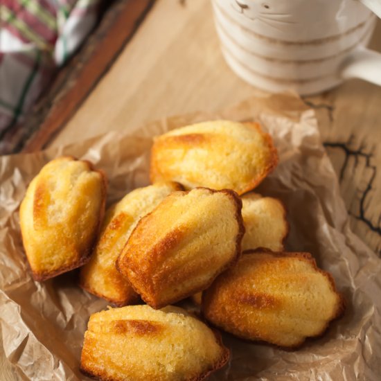 Golden Syrup Madeleines