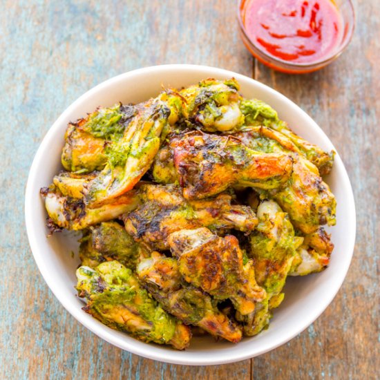 Ginger Scallion Chicken Wings