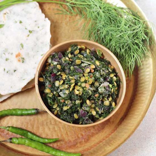 Dill leaves stirfry