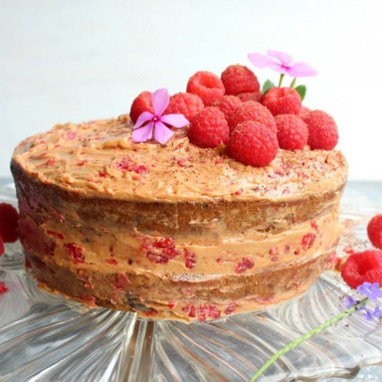 Chocolate Chip Raspberry Coffee Cak