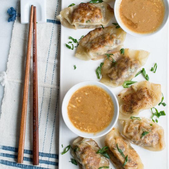 Thai Chicken & Peanut Dumplings