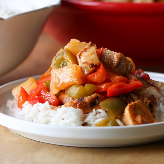 Sweet and Sour Chicken Lightened Up