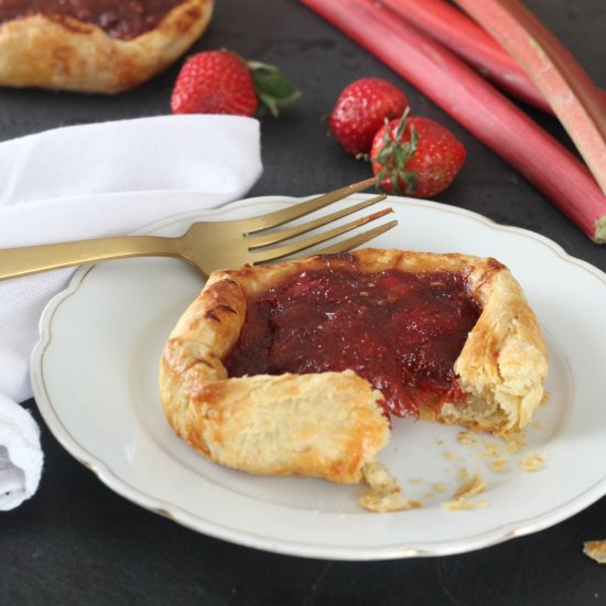 Strawberry Rhubarb Tarts