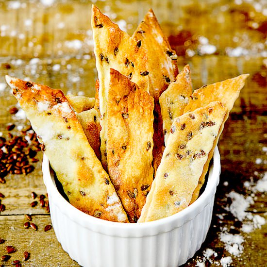 Crackers with Flax Seed