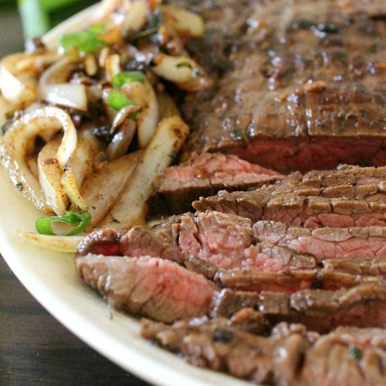 Grilled Balsamic Herb Steak