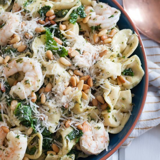 Kale Shrimp Tortellini