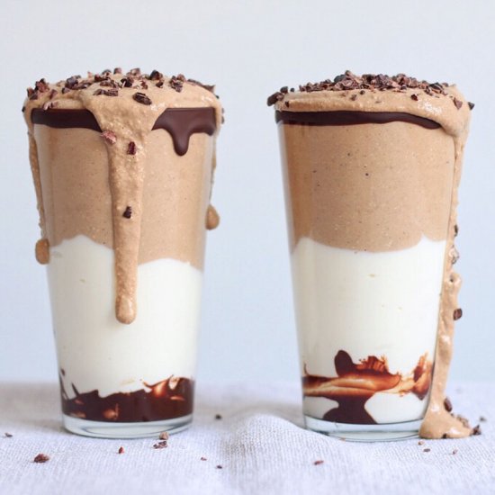 Chocolate Shake & Vanilla Yogurt